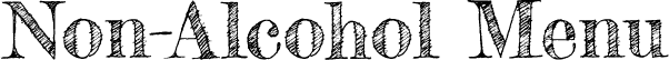 Non-Alcohol Menu